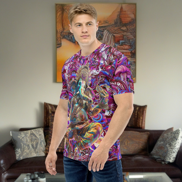 Ganesh - Psychedelic Hindu All Over T-Shirt